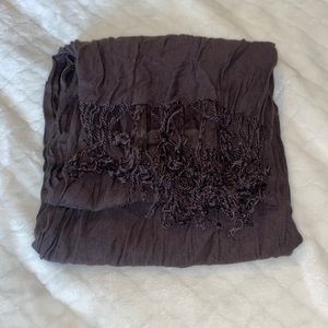 women’s scarf brown